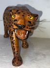 Leather Wrapped Vintage      Leopard      12    Long X 7    Tall