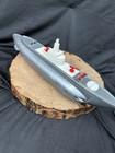 Vintage Ideal S-16 Submarine Toy 12    Plastic Made Usa Gray Red 1950s 1960s