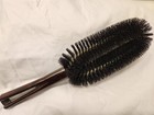 Vintage Stanley Products 10  Lint Clothes Upholstery Brush Brown Handle Euc