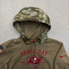 Nike Tampa Bay Buccaneers Sweatshirt Salute To Service Mens Small Beige Nfl