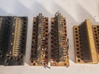 Lot Of 7 Vintage Western Electric Telephone Switchboard Wire Terminal Blocks