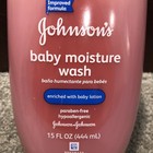 Johnson s Baby Moisture Wash Enriched With Baby Lotion Hypoallergenic Pink  15oz