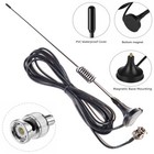 Bnc Scanner Antenna For Uniden Radioshack Wideband Receive Enhanced Magnet Mount