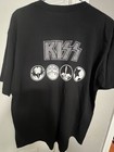 Rock And Death Kiss Embroidered Shirt Size Xl
