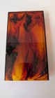 Vintage Mid-century Faux Tortoise Shell Acrylic Desk Tray Retro Organization