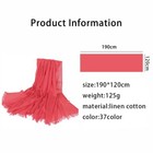 Hot Solid Linen Scarf Cotton Muslim Hijab Scarves Wraps Headscarf Plain 37 Color