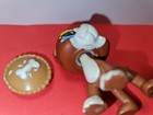 Authentic Littlest Pet Shop  589 Great Dane Brown White Dog Diamond Eyes Lps