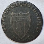 1786 New Jersey Copper Very Fine Vf Coin  20558
