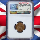 Great Britain 1882 H Farthing Ngc Ms63rb - Gbs051