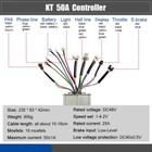 E-bike Conversion Kit 48v 2000w Brushless Gearless Front Rear Hub Motor Wheel