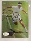 Roger Federer Hand Signed 4x6 Color Photo     Must See Pose     Jsa psa Slabbed