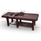 New Brown Massage Table Massage Bed Spa Bed Facial Bed Salon Beauty W  Headrest