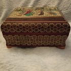 Beautiful Vintage Persian Khatam Marquetry Wooden Trinket Jewelry Box- 5 5  X 4 