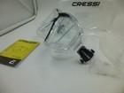 New Cressi Wide View Pano 4 Clear   Black Scuba Dive Diving Mask With Carry Case