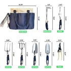 Gardening Tool Set  10-piece Heavy-duty Aluminum Garden Tools With Non-slip H   