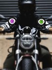 Dynamic Devil Eye Led For Motorcycle  1 Pair     Car motorcycle Decor New