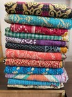 Wholesale Lot Of Vintage Kantha Quilt Indian Reversible Throw Handmade Blanket