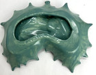 Vintage Jamar Mallory Ceramic Holly Christmas Holiday Candy Relish Trinket Dish