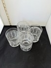 Ralph Lauren Crystal Herringbone Old Fashioned Glasses Lot Of 4 Set 4 1 8  Mint