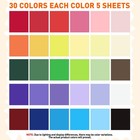 Maxecho 12  X 12  Colored Cardstock Bulk 150 Assorted Sheets In 30 Colors Con   