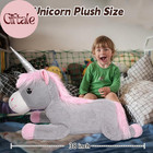 Giant Unicorn Stuffed Animal  38 Inch Big Stuffed Animal  Large Cute Plush For K
