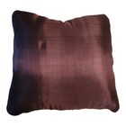 Croscill Home Boudoir Formal Decorative Throw Pillow With Bow 16 x16  Clean Read