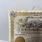 Anti Gold Mine Stock Certificate Deer Trail Gold Mining Co  1912 Az  Scripophily