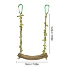 Pet Bird Parrot Swing Perch Parakeet Budgie Cockatiel Cage Hanging Toy