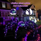 4 2ft Halloween Giant Spider Outdoor Decoration Light Up 90 Led Yard Lawn Decor