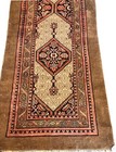 An Antique Long Camel Hair Sarab Hallway Runner Rug