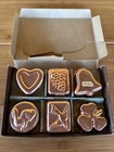 Vintage Mcm Copper Tone Molds Set Of 6 Original Box Kitchenware Grannycore
