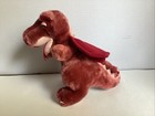 Vintage Dakin Purple Pink Dragon Plush 12  Stuffed Animal 1983 Burgundy Wings Vg