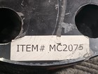 Blind Flange Mc2075 14 Inch Dia  8- Hole  3 Inch Thickness Carbon Steel  Black