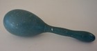 Antique Wooden Darning Egg Sewing Tool 6  Blue