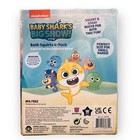 New - Baby Shark Squirt Toys 4-piece Nickelodeon Bpa Free Bath Tub Time Fun