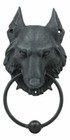 8 5 Inch Evil Wolf Gargoyle Resin Door Knocker Statue Figurine