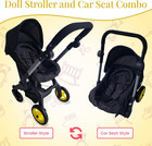 Baby Doll Car Seat Stroller Combo     Convertible 2 In 1 Doll Stroller And Car Sea