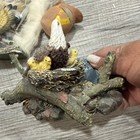 Wildlife Figurines Lot     Buffalo Bust  Eagle Dreamcatcher   Eagle Sculpture 