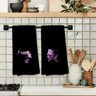 Frankenstein And Bride Gothic Couple Kitchen Towels  Dark Academia Horror Mon   