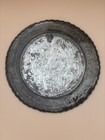 Antique Middle Eastern Engraved Metal Wall Tray Platter  Islamic Art Decor