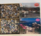 Mb Vintage  x 2       1000 Piece Puzzle  Big Ben Ocean View    Schooners Puzzle 