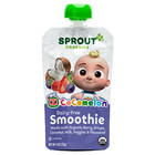 Cocomelon  Toddler Food  Organic Berry Grape Dairy Free Smoothie  4 Oz Pouches  