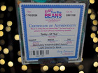Ty Beanie Baby New Face Teal Teddy 2nd 1st Light Crease On Back Authenticated