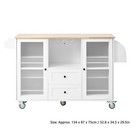 Rolling Kitchen Island Cart On Wheels Kitchen Trolley With Drawers Storage S Mec