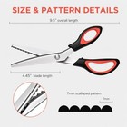 Pinking Shears Fabric Scissors  Zig Zag 7mm Scalloped Decorative Craft Edge