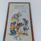 Nos Vtg Taurus Zodiac Sign Wooden Wall Art Horoscope Astrology April May Bull