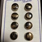 Satsuma Buttons 15mm Set Of 8 Insect Series Kutani Ware Antique Japanese Rare