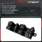 New Power Master Window Switch For Volkswagen Vw Golf Jetta Passat Mk4 1998-2005