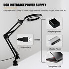 5x Magnifying Glass Led Light Magnifier Desk Led Welding reading Lamp With Clamp