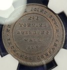 Hard Times Token 1837 Merchants Exchange Tontine New York Ny Ngc Au55 Bn Ht-294